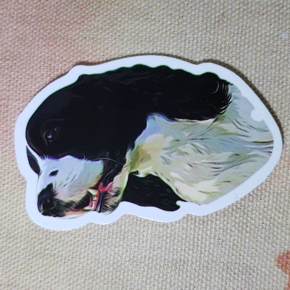 (C) Dog Sticker Doggie Dog Mom Puppy